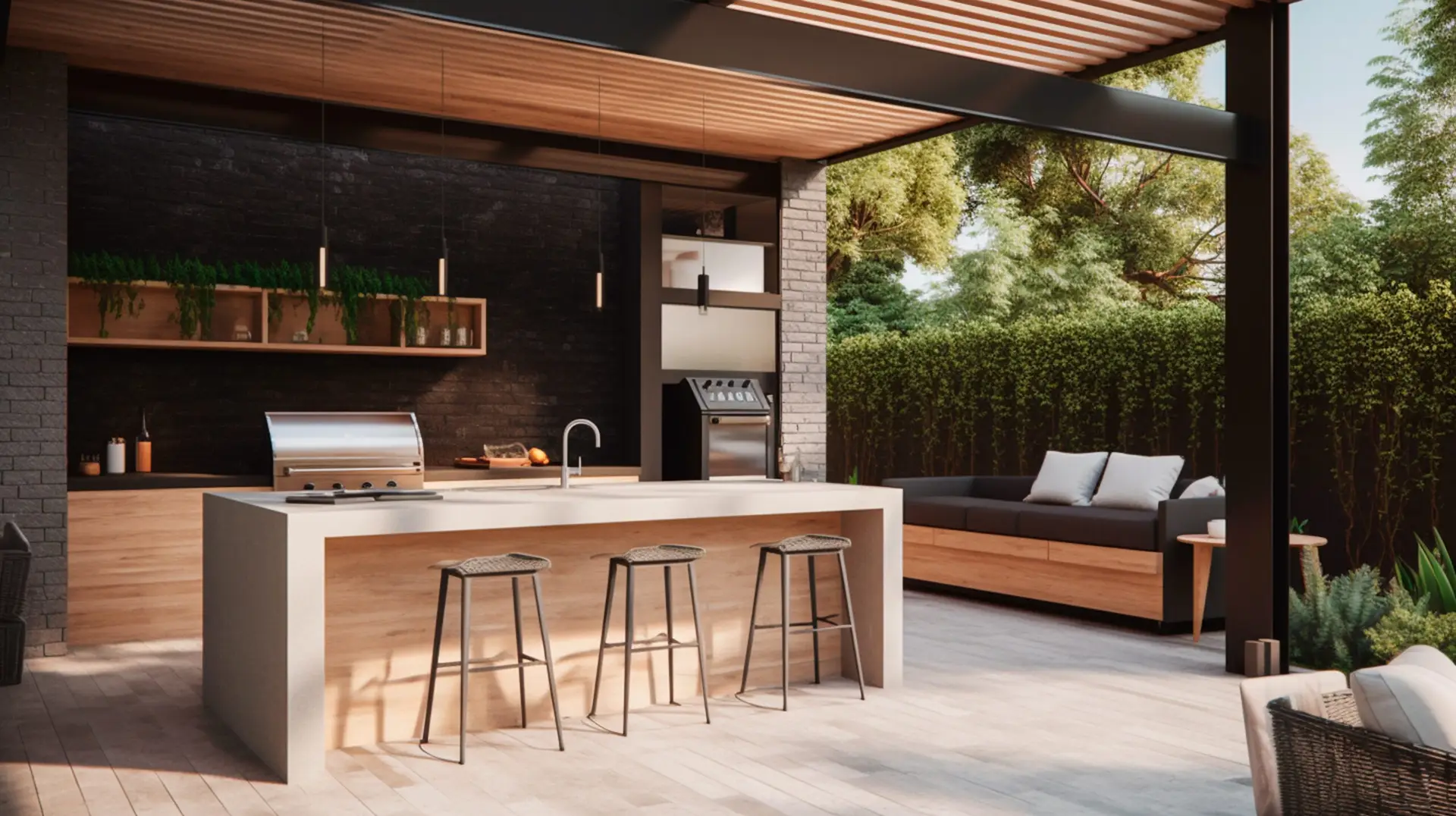 Outdoor Kitchen on Deck Ideas: Stylish & Durable Designs