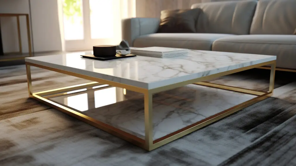 Beige Marble Coffee Table: A Timeless Furniture Choice 1 Beige Marble Coffee Table